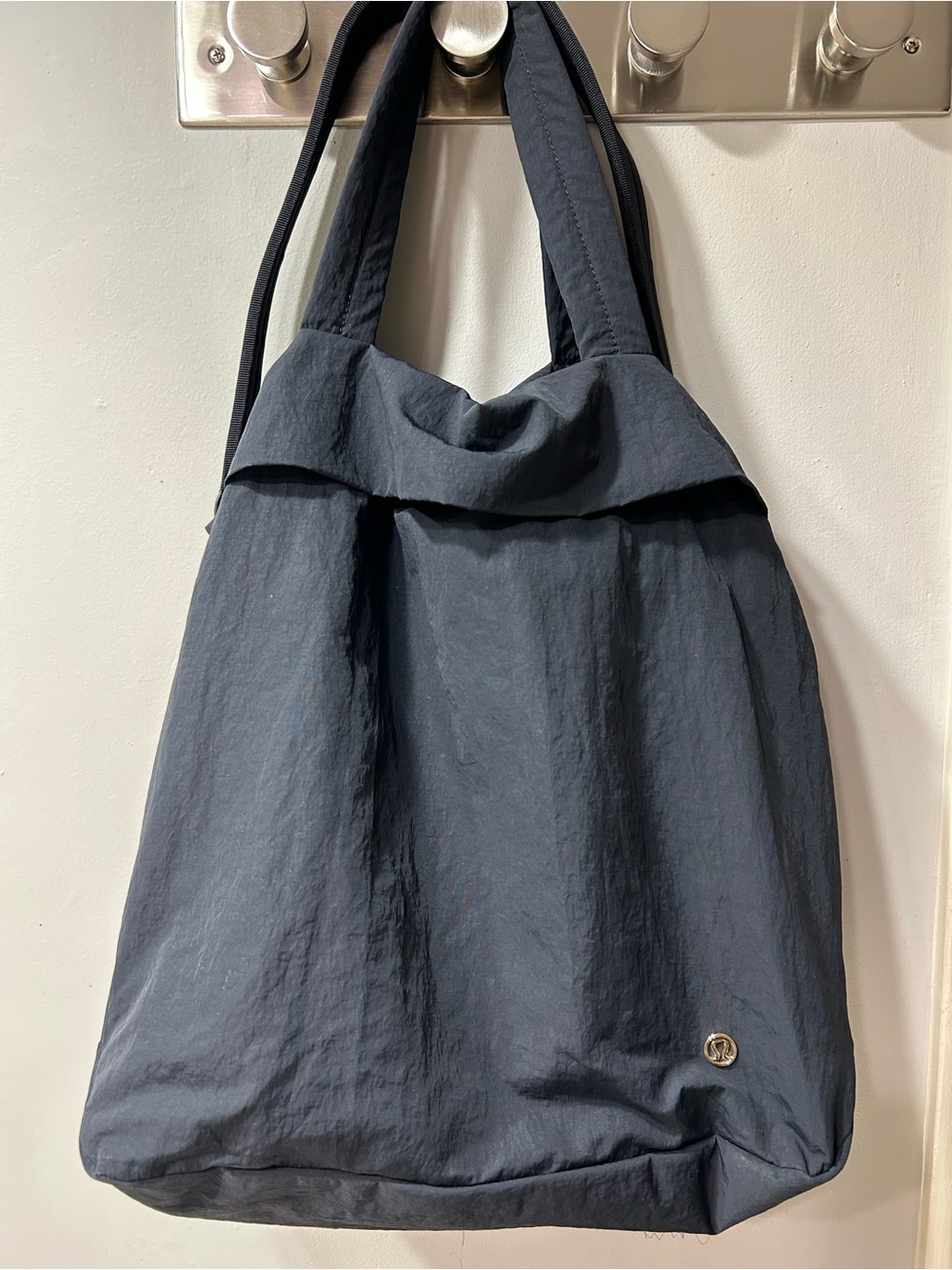 lululemon athletica Black Fold-Top Tote